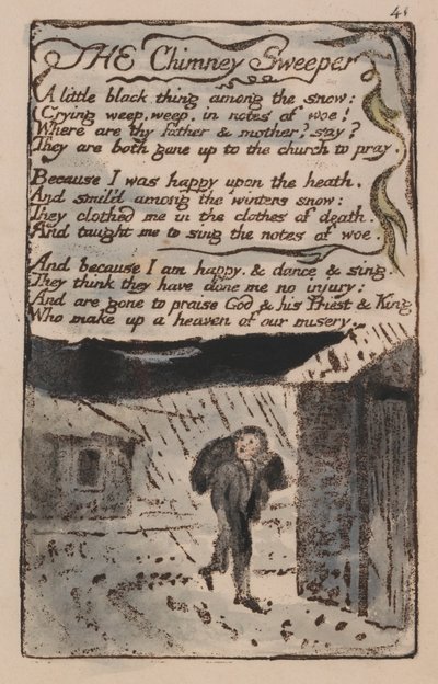 Songs of Innocence and of Experience, Plate 41 by William Blake